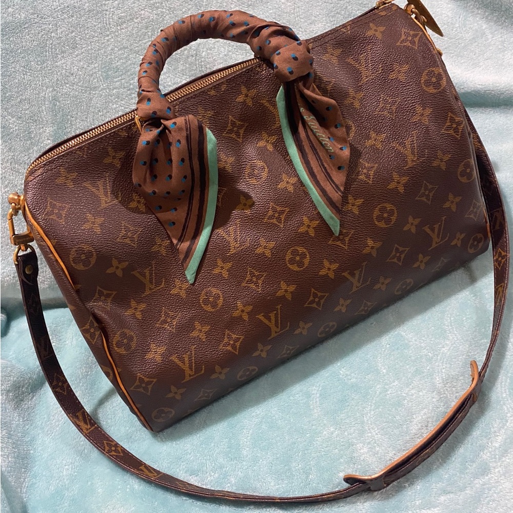 Speedy 30 with added strap and LV bandeau